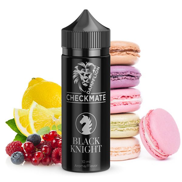Dampflion Checkmate Longfill - Black Knight - 10ml Aroma in 120ml Flasche
