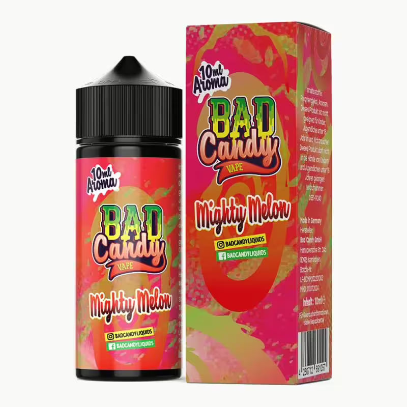Bad Candy Flavours Longfill - Mighty Melon - 10ml Aroma in 120ml Flasche