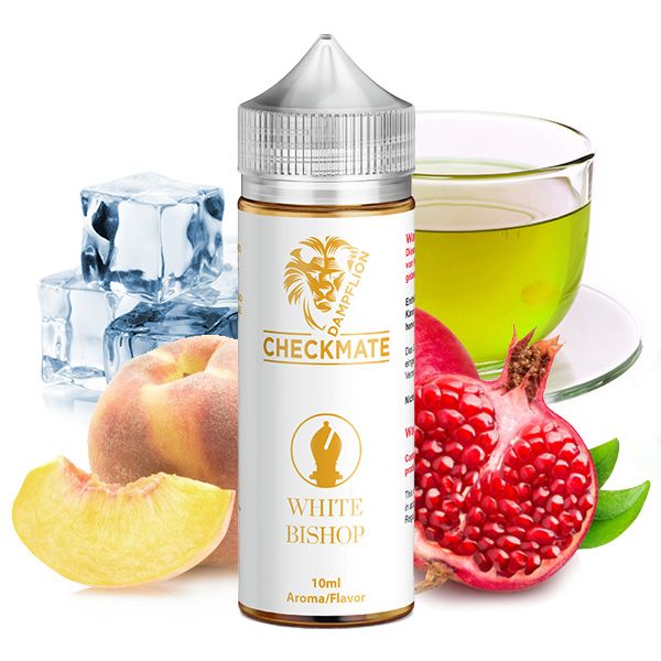 Dampflion Checkmate Longfill - White Bishop - 10ml Aroma in 120ml Flasche