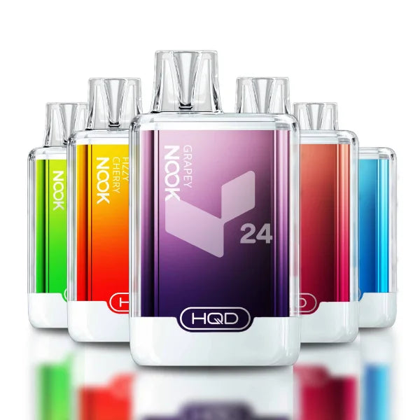 HQD NOOK - Raspberry Strawberry Cherry - Einweg E-Zigarette - ca. 600 Züge