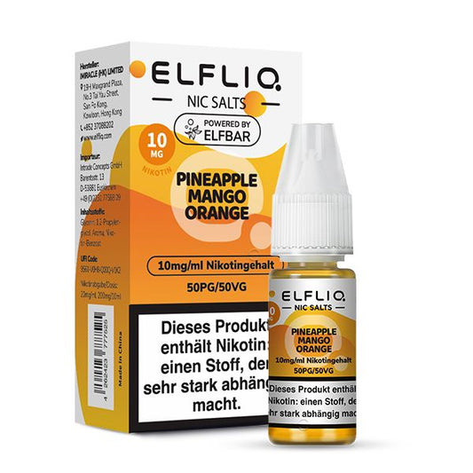 ELFLIQ Pineapple, Mango, Orange 10mg - 10ml