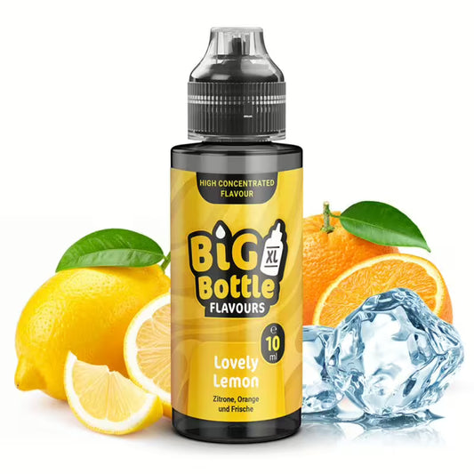 Big Bottle Flavours Longfill - Lovely Lemon - 10ml Aroma in 120ml Flasche