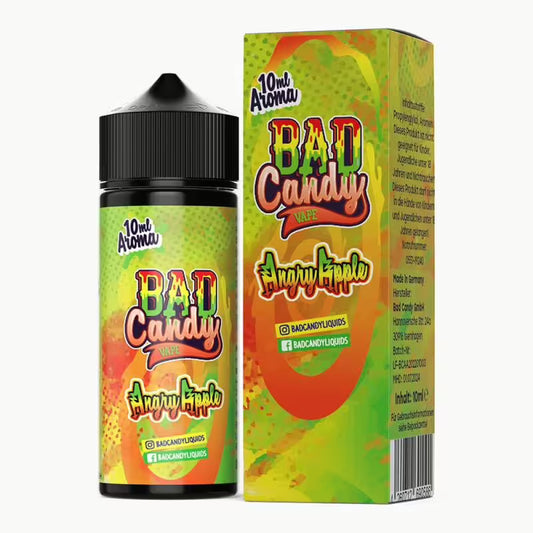 Bad Candy Longfill - Angry Apple - 10ml Aroma in 120ml Flasche
