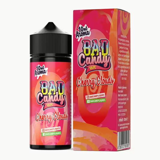 Bad Candy Longfill - Cherry Clouds - 10ml Aroma in 120ml Flasche