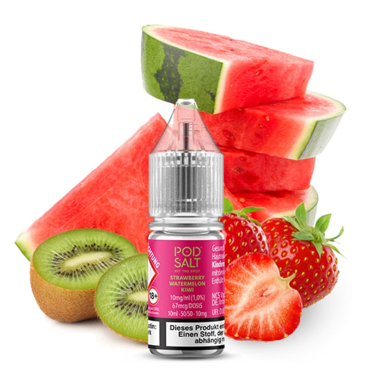 Pod Salt Strawberry Watermelon Kiwi 10mg/ml - 10ml