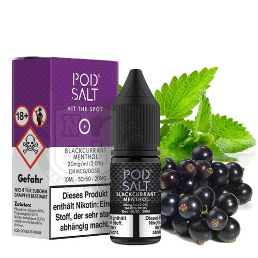 Pod Salt Blackcourrant Menthol 20mg 10ml