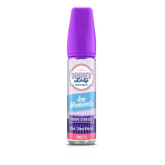 Dinner Lady Aroma Longfill - Grape Star ICE - 20ml in 60ml Flasche