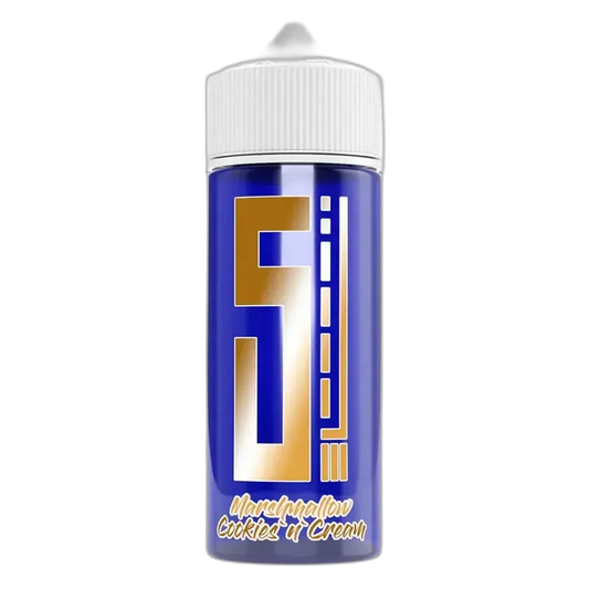 5EL Longfill - Marshmallow Cookie n Cream - 10ml Aroma in 120ml Flasche