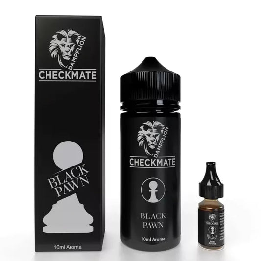 Dampflion Checkmate Longfill - Black Pawn - 10ml Aroma in 120ml Flasche