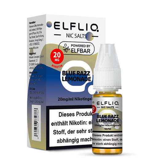 ELFLIQ Blue Razz Lemonade 20mg 10ml