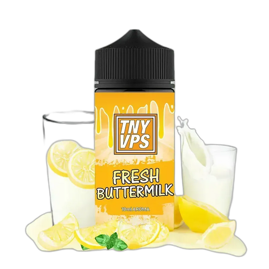 Tony Vapes Aroma Longfill - Fresh Buttermilk - 10ml in 100ml Flasche