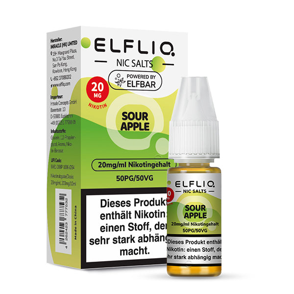 ELFLIQ Sour Apple 10ml